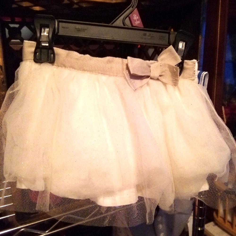 Cream Mini Bubble Skirt with Ruffled Layers for Prom